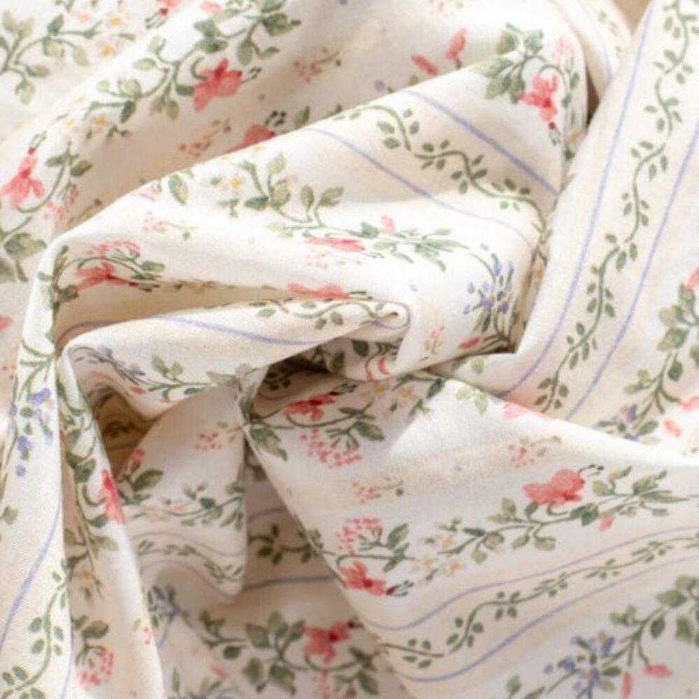 Princess Ruth Cream Floral Puff Sleeve Dress| Easter Church Dress - Picture 8 of 11